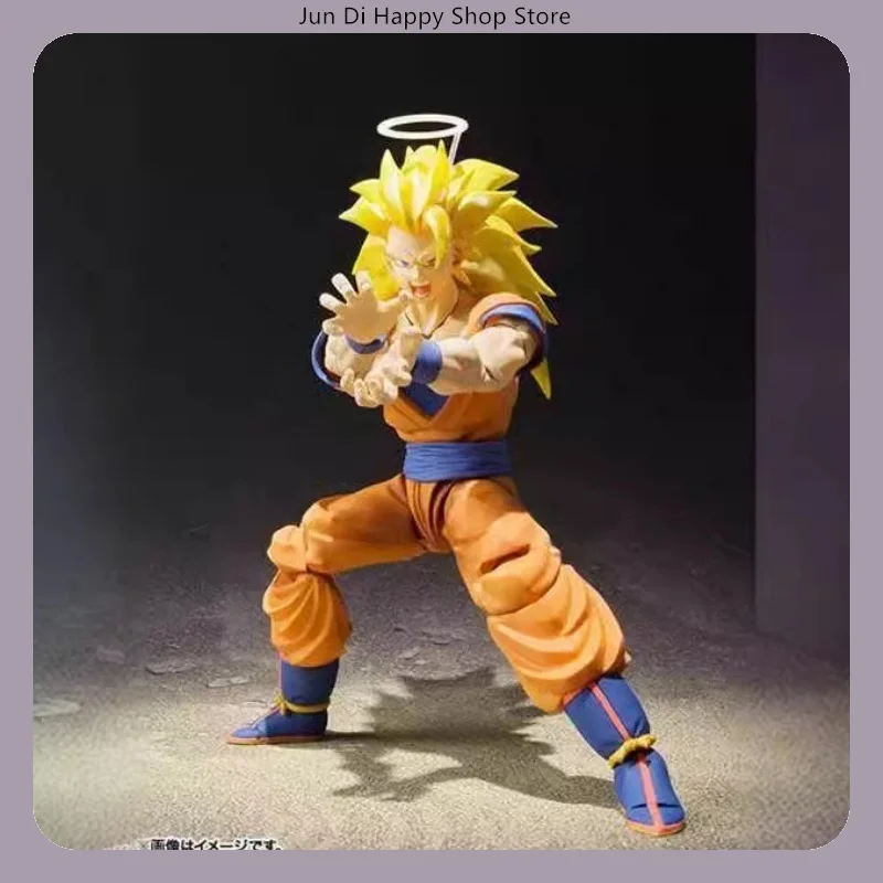 

15cm Dragon Ball Super Saiyan 3 Goku Movable Action Figure Anime Statue Model Desktop Decoration Gift​