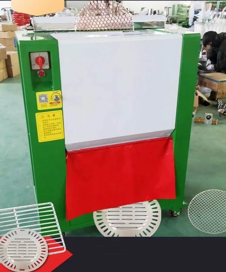 Korean commercial electric barbecue plate mesh cleaning machine automatic cleaning grate machine