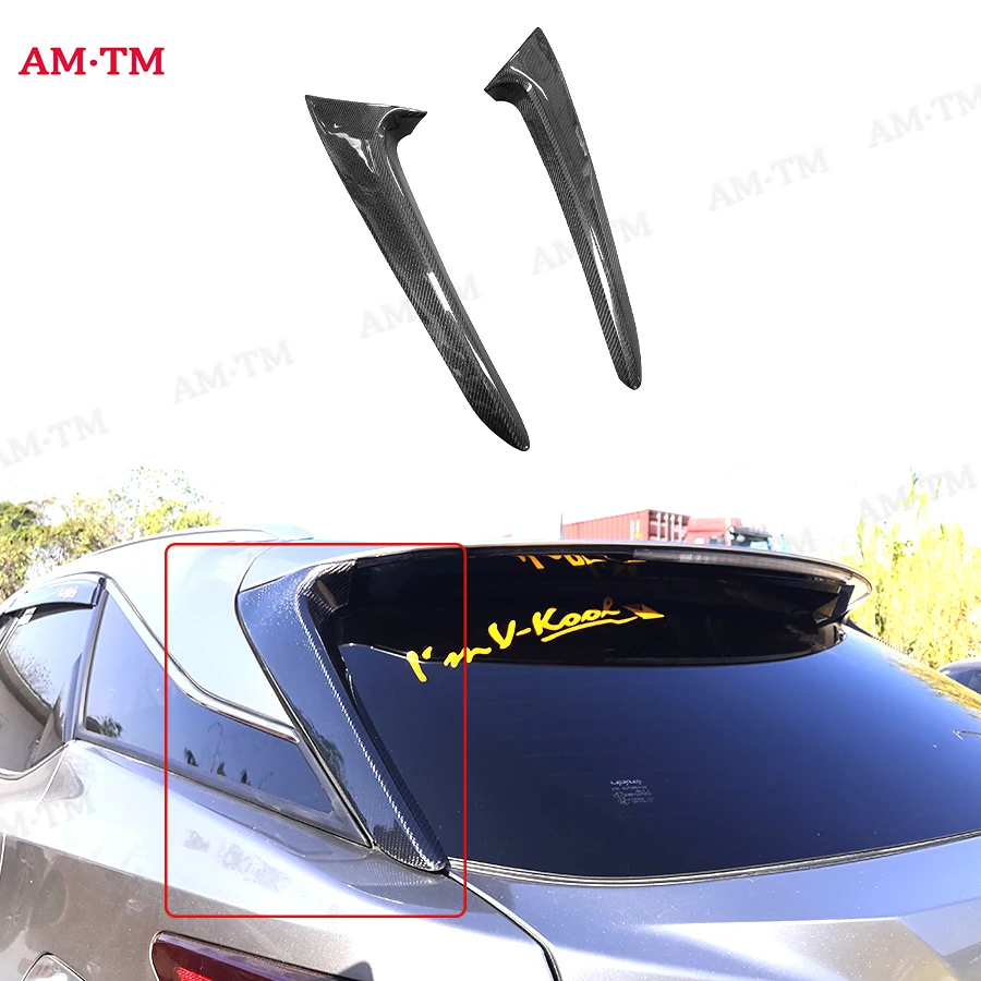 Carbon Fiber For Lexus RX 450H RX200 200T 300 Rear Window Side Spoiler Wing Diffuser Splitters Body kit