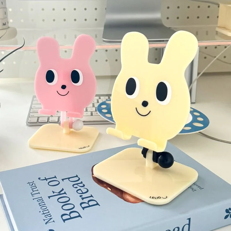 

Cute cartoon phone holder, foldable, with folding lifting adjustment for lazy people, universal for tablets, and suitable for de