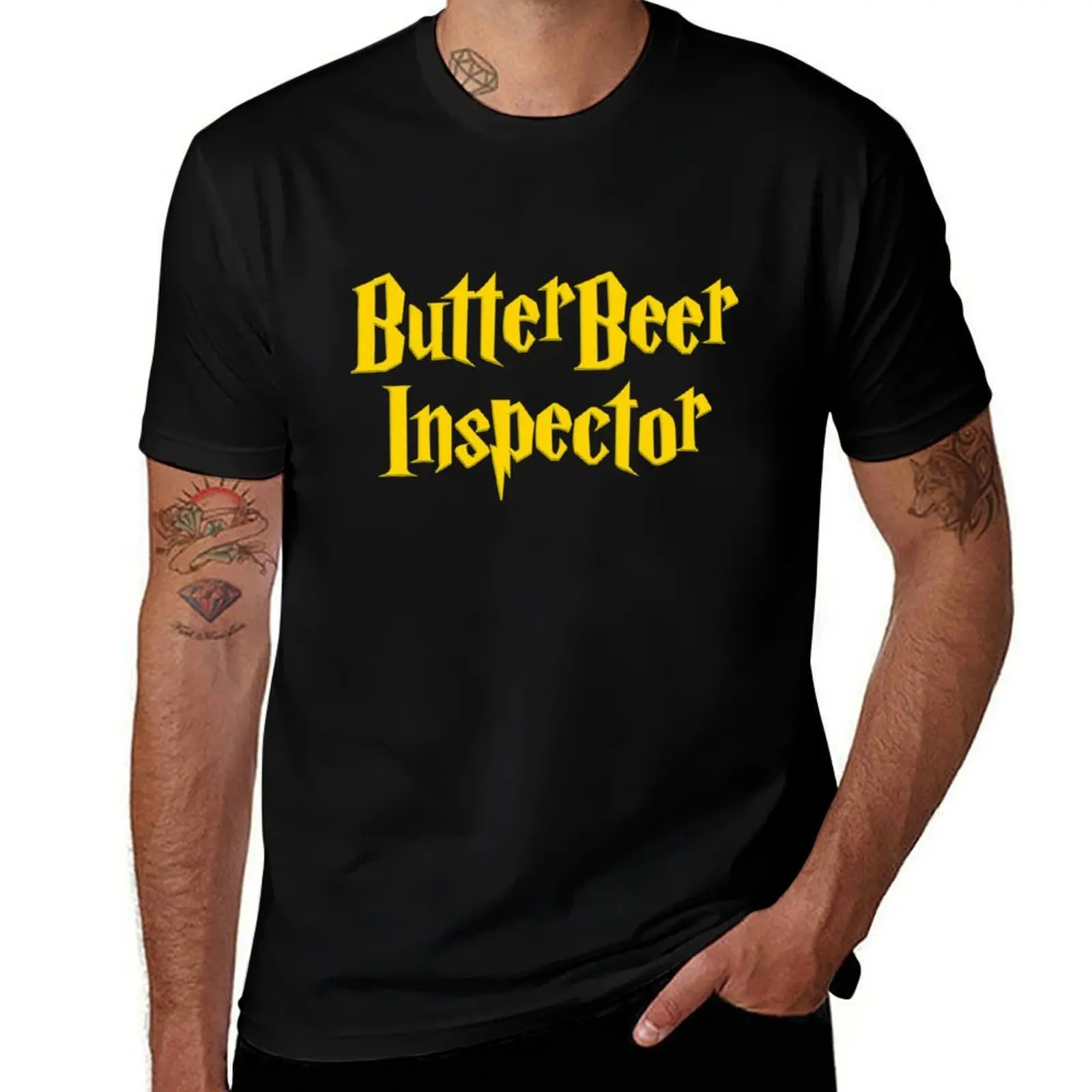 

ButterBeer Inspector Parody T-Shirt Casual Soft Cotton Short Sleeve Tee