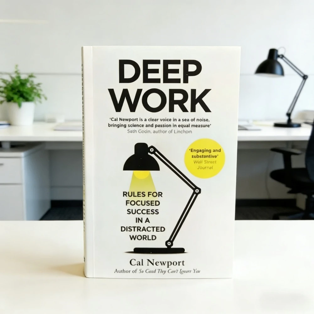 

Cal Newport Deep Work Rules - Focus Success Guide for Leaders, 2025 Hardcover Motivation Book