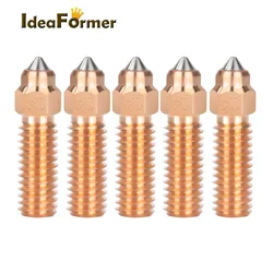 0.4/0.6/0.8MM For Elegoo Neptune 4 Plus/4 Max Nozzles High Precision Copper Plated Hardened Steel High Speed 3D Printer Nozzles