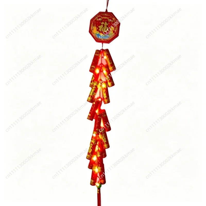 Eletric Petard Firecracker Pyrotechnic Firework Diy Garland Christmas Festival Hanging String Twinkle Led Light Toy Party Spark