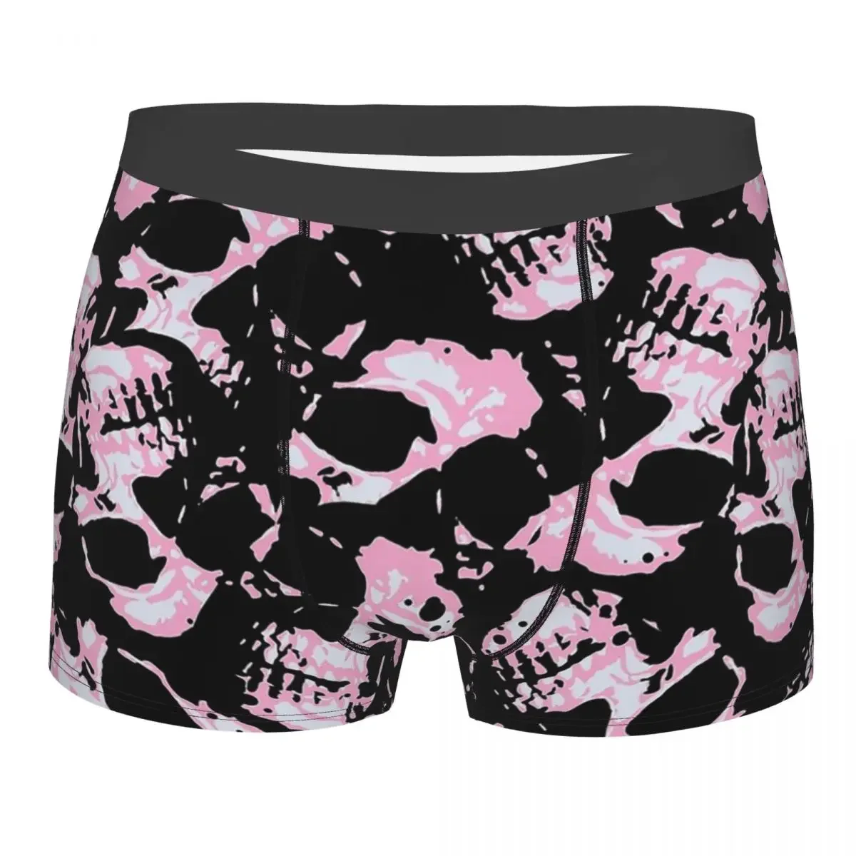 Mess Bones Skeleton Souls Underpants Cotton Panties Male Underwear Print Shorts Boxer Briefs