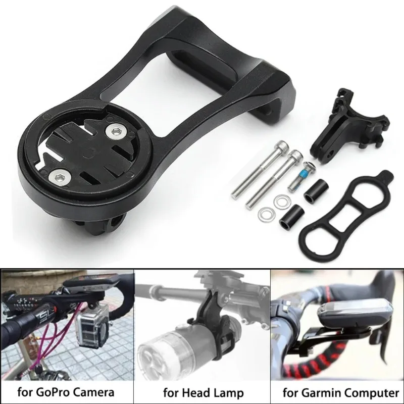 

Bicycle Computer Mount Holder GPS Bike Speedometer Extension Holder Bracket With Gopro Camera Adapter For GARMIN Bryton CATEYE