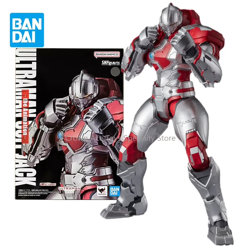 

Bandai Genuine Figure Ultraman Model Kit Anime Figures SHF Ultraman Suit Jack the Animation Collection Model Action Figure Toys