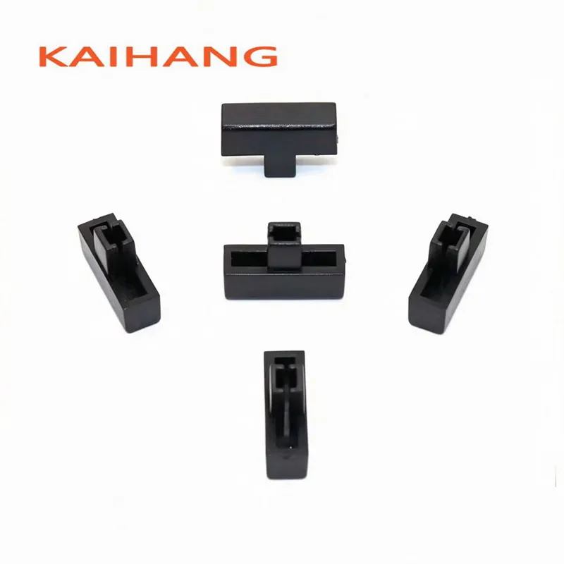 10PCS Plastic Black Cap T-Shaped Key Cap Power Switch Cap Self-Locking Switch Cap Square Hole 3.2*3.2mm - view 3