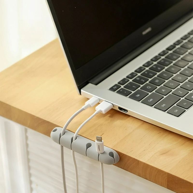 Multifunctional Desktop Data Cable, Mouse Cable Manager, Silicone Paste Charging Cable Holder Buckle