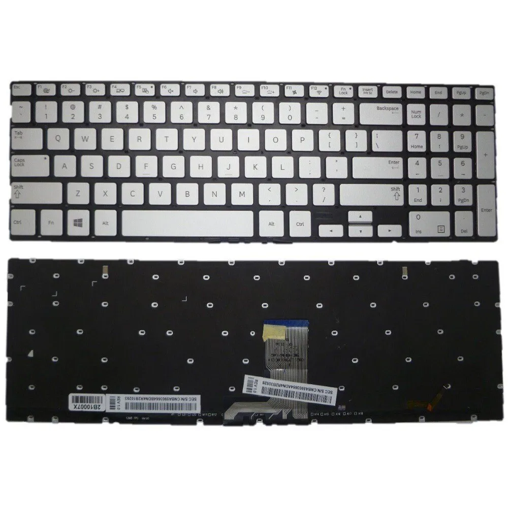 New   for  Samsung NP870Z5E NP880Z5E NP670Z5E NP680Z5E NP780Z5E US Backlit Keyboard