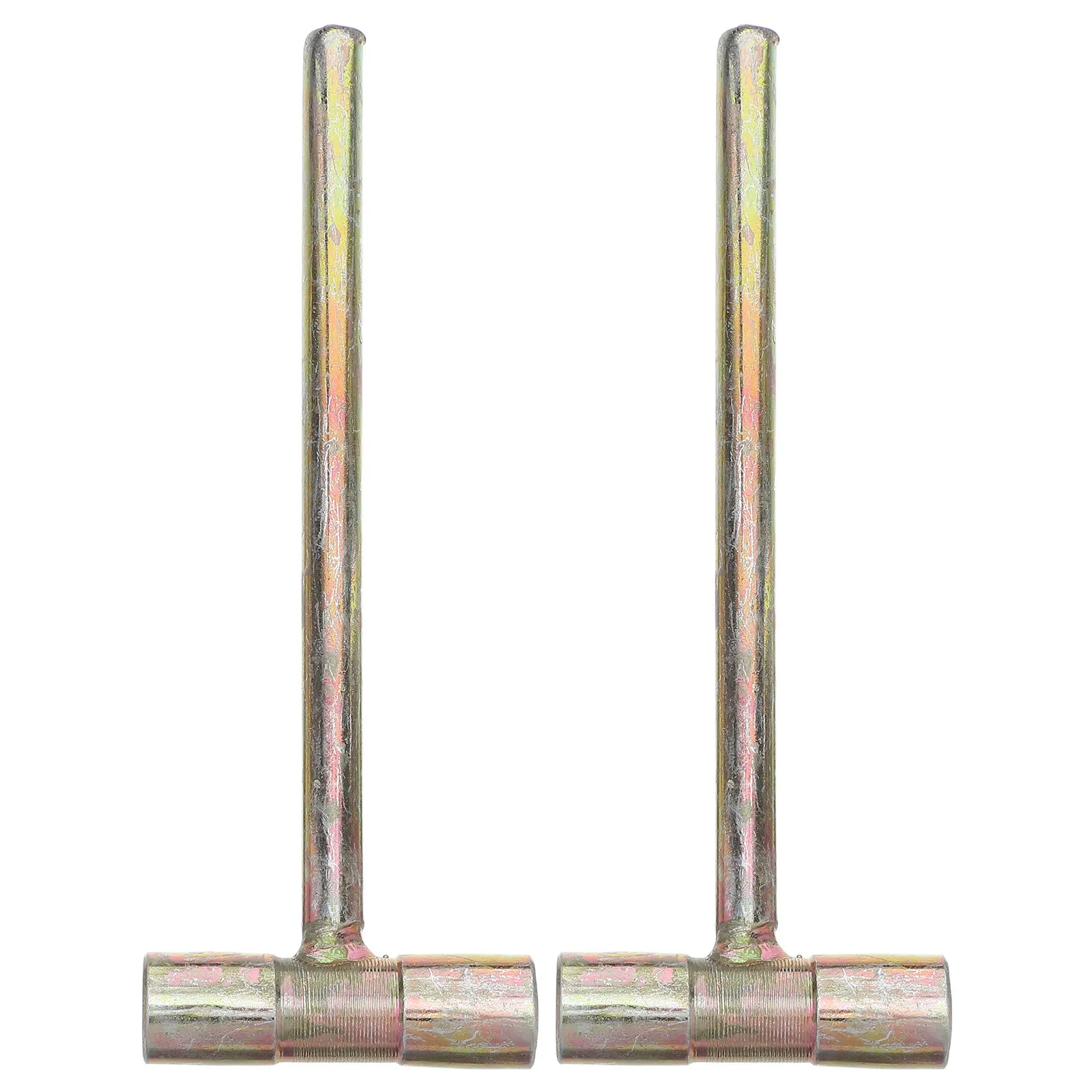 2Pcs Heavy Duty Multi Functional Valve Wrench Universal Acetylene Oxygen Cylinder Valve Pressure Control Tool Gas Wrench