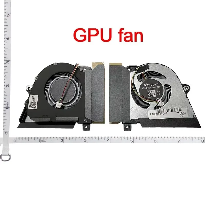 Laptop CPU GPU Cooling Fan For ASUS ROG Zephyrus G14 GA401I GA401IU GA401IV GA401IHR GA401Q GA401QC GA401QE GA401QH GA401QM