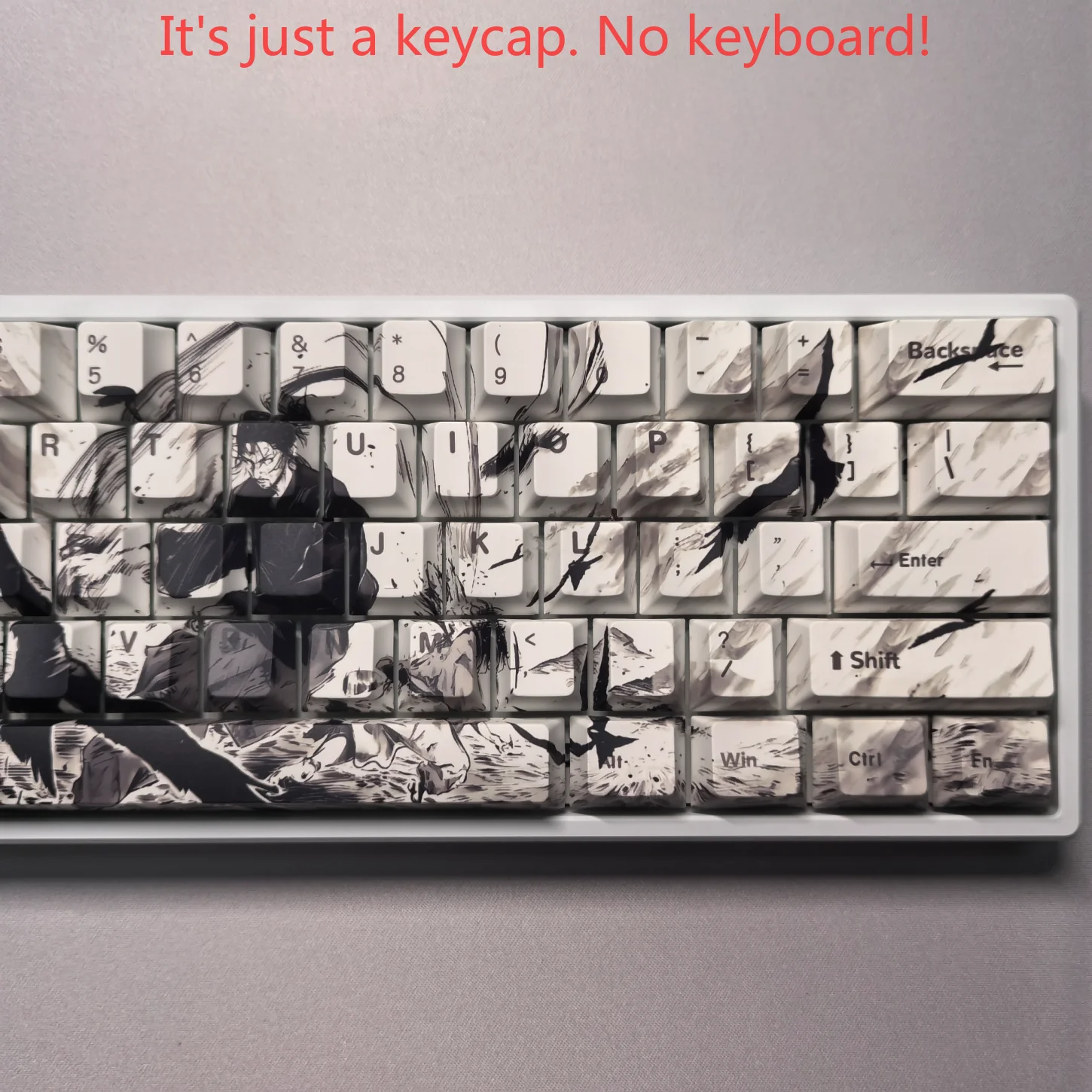 الرجعية، غروب الشمس اللعب نورس غطاء مفتاح شخصي PBT 130 مفتاح الكرز الارتفاع، مخصص للوحة المفاتيح الميكانيكية 60/84/98/108 #3