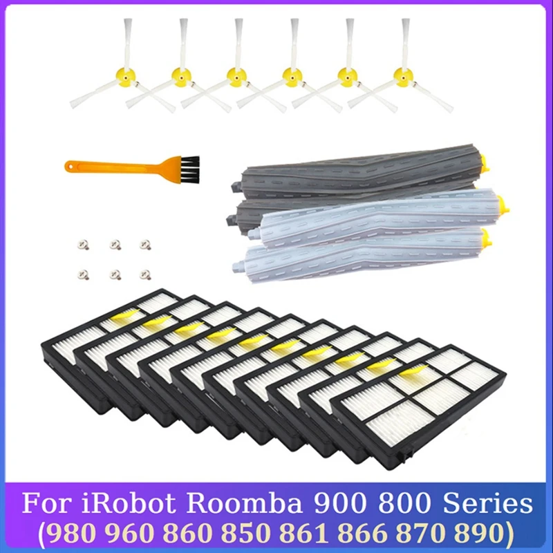 

For Irobot Roomba Accessories 860 865 866 870 871 980 960 966 981 Parts Accessories Vacuum Cleaner Brush Filter