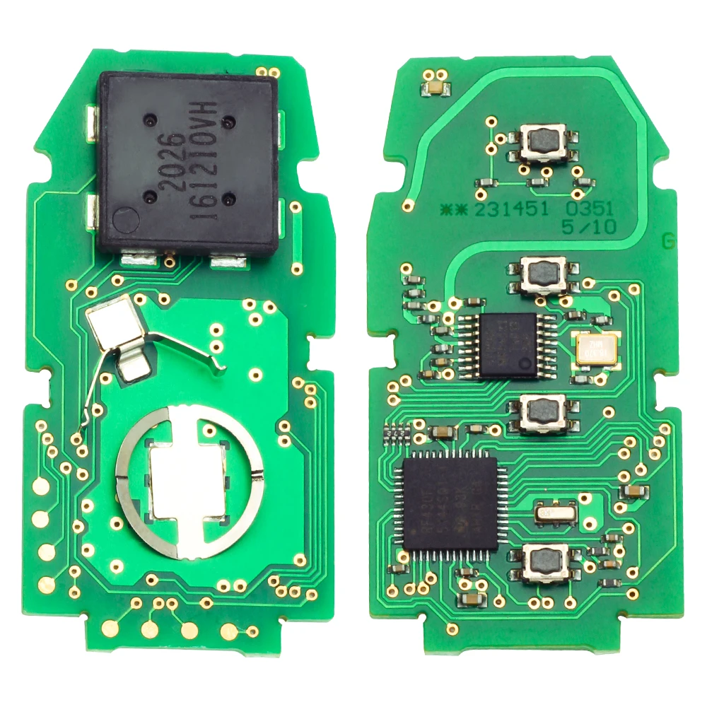 KEYECU 231451 -0351 FCC ID: HYQ14FBC Do Toyota Prius 2016 2017 2018 2019 2020 2021 2022 Smart Remote 8A Chip 314.3MHz Key Fob