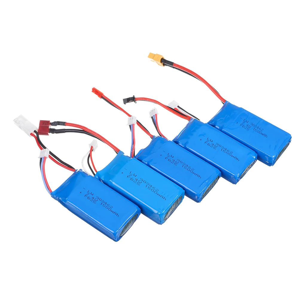 7.4V 1500mah Lipo Battery for WLtoys 144001 V913 L959 L969 L979 L202 L212 A959 12428 HJ816 HJ817 RC Cars Model 903462-2S Battery