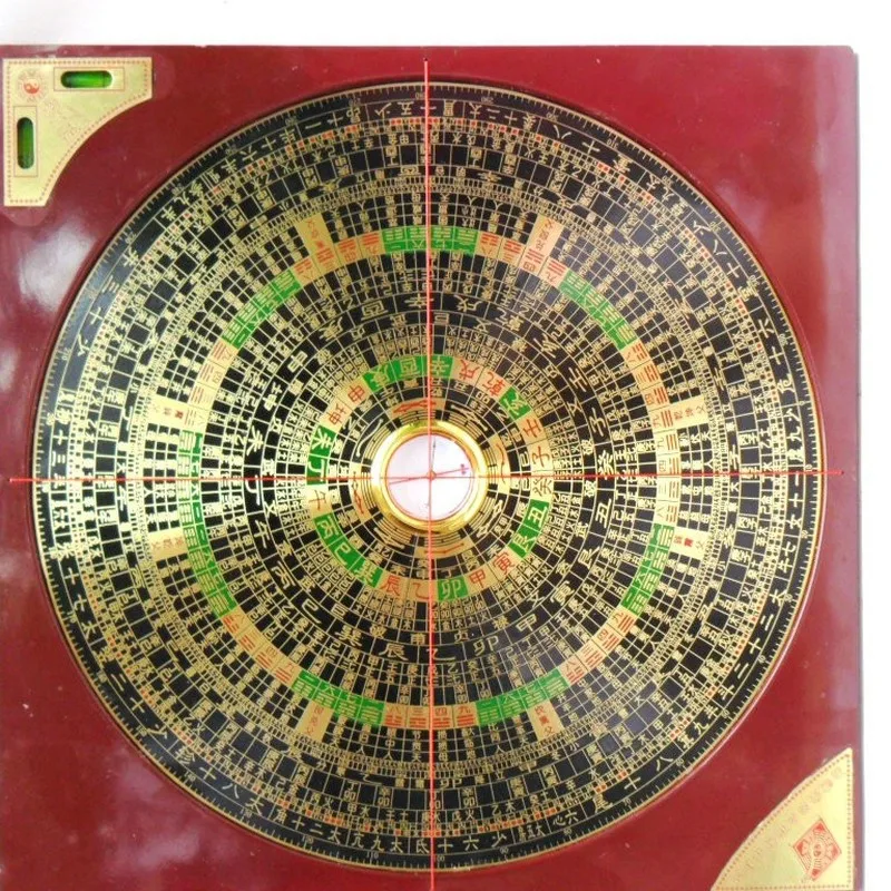 Chongdaotang Copper 6inch 8inch -Yuan Three-He Combination Compass Ornament Mountain Dragon Head Style