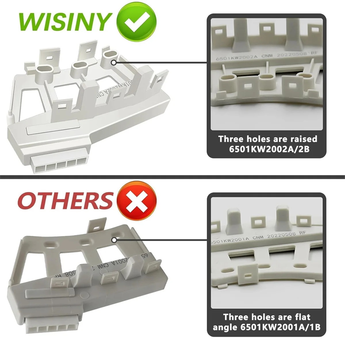 2025+ 6501KW2002A/B ホールセンサー用 6501KW2002B 洗濯機モーターローター位置センサー 洗濯機部品 PS3529186
