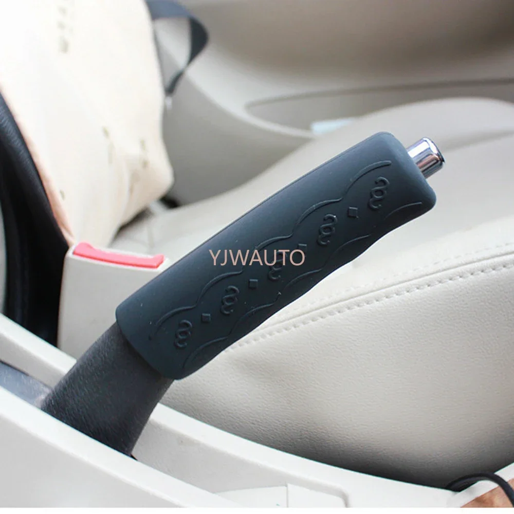 Car Hand Brake Cover Automotor Universal Handbrake Sleeve Silicone Gel Cover Anti-slip Hand Brake Sleeve