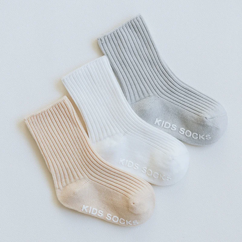 Lawadka 3Pairs/lot Newborn Baby Girls Boys Socks Casual Socks for Girls Cotton Infant Toddler Socks for Babies Spring Autumn New