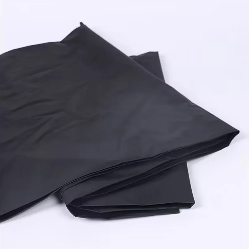 New S M Game Waterproof Bed Sheet Waterproof PU Bed Sheet Oil Resistant Waterproof Mattress Black PVC Bed Sheet view 5