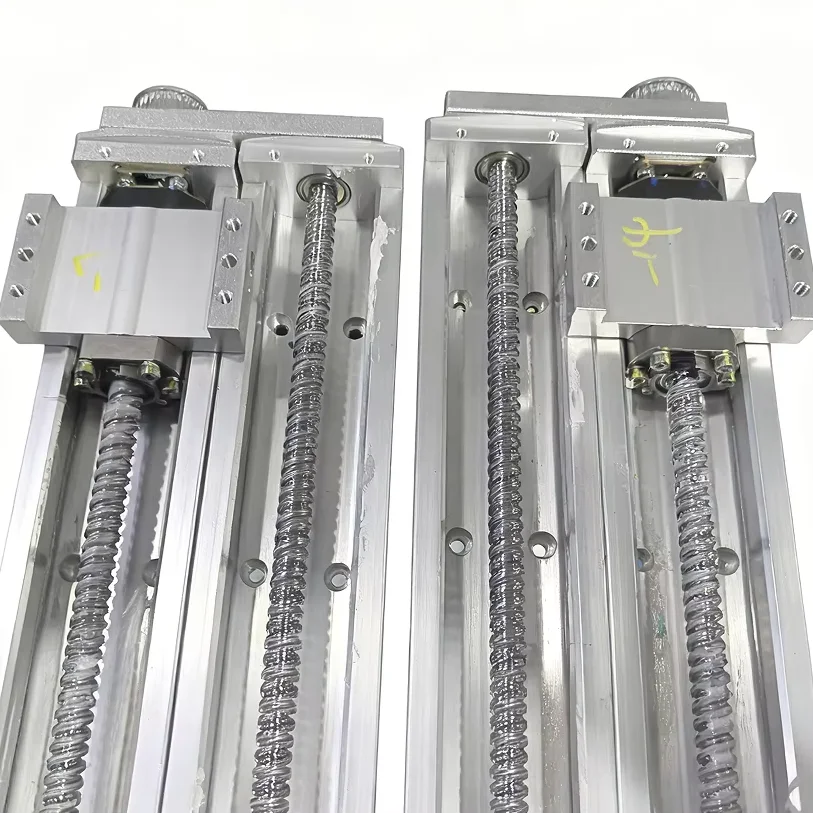 Customize Long Stroke High Precision Semi-closed Aluminum Alloy 6061 Linear Guide Rail Sliding Module Linear Motor Bearing