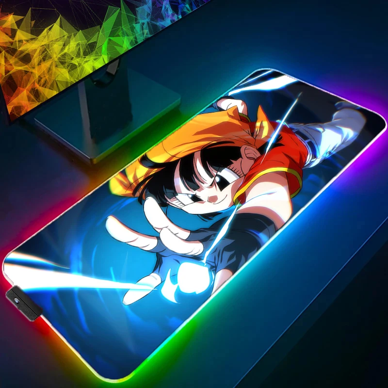 

RGB LED D-dragon B-ball Mouse Pad Multi Size Gamer Keyboard Pad Desk Mats Extended Mausepad Office Gaming Accessories Mousepad