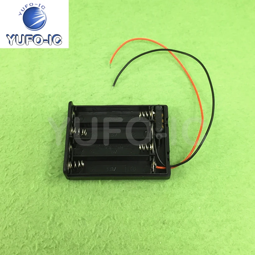 Free Ship 5pcs The Battery Pack 7 Switch 4 18650 Battery Compartment Hermetically Sealed Four Seven