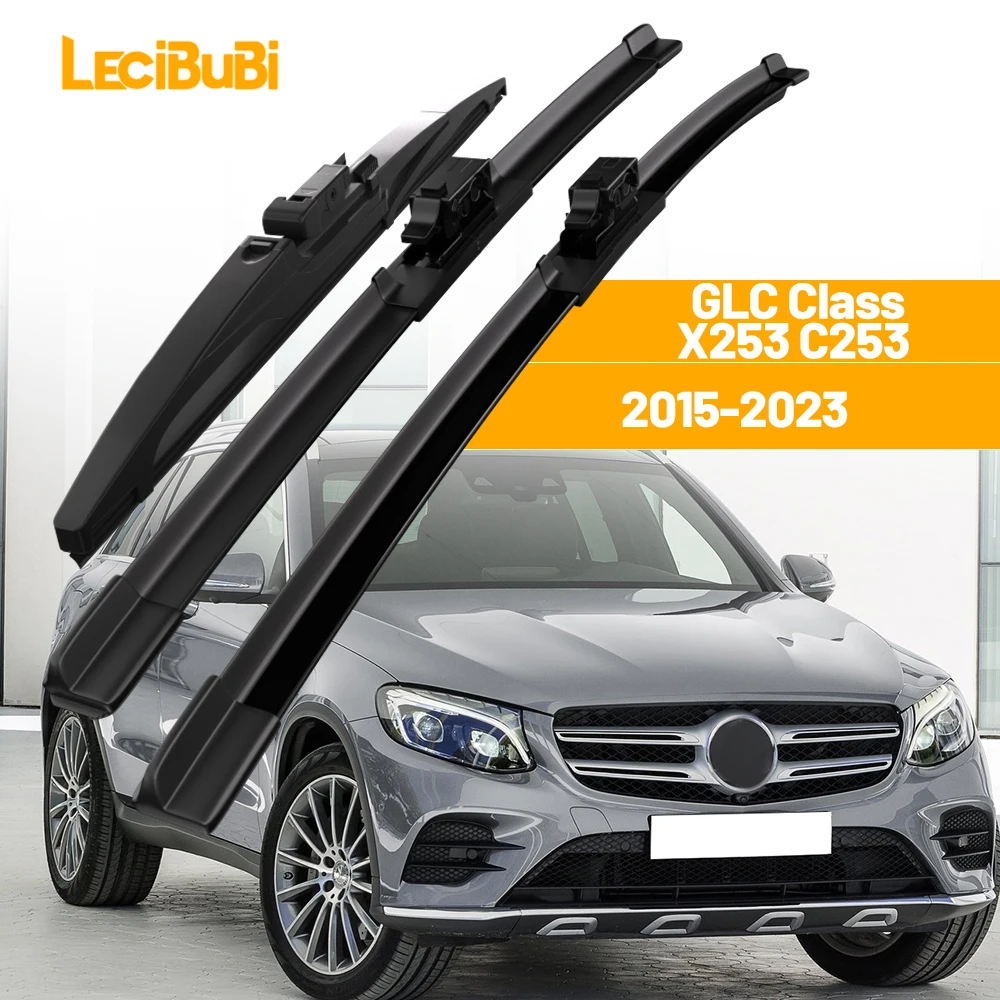 

Для Mercedes Benz GLC Class X253 C253 2015-2023 1 комплект передних и задних щеток стеклоочистителей стеклоочистителей 2016 аксессуары