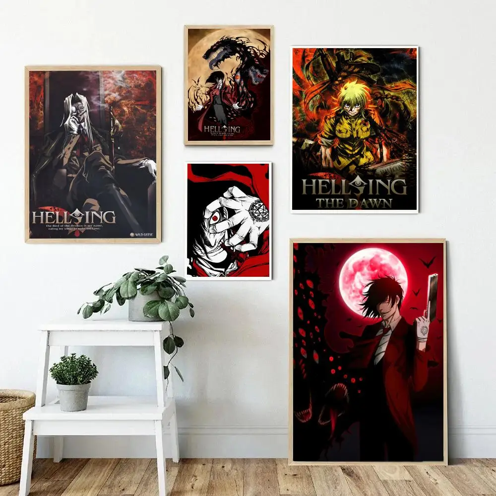 Hellsing Classic Poster: The Ultimate Wall Art for Anime Fans and Retro Horror Enthusiasts