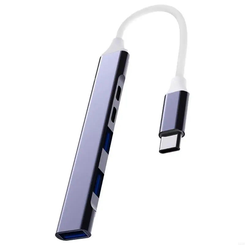 

462E Aluminum USB 2.0 5Gbps Multi Interfaces Hub for Keyboards Mouse, and Charging