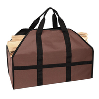 Foldable Firewood Carrier Oxford Cloth Large Log Storage Bag Portable Firewood Carrier Bag with Handles Wood Carrying Bag