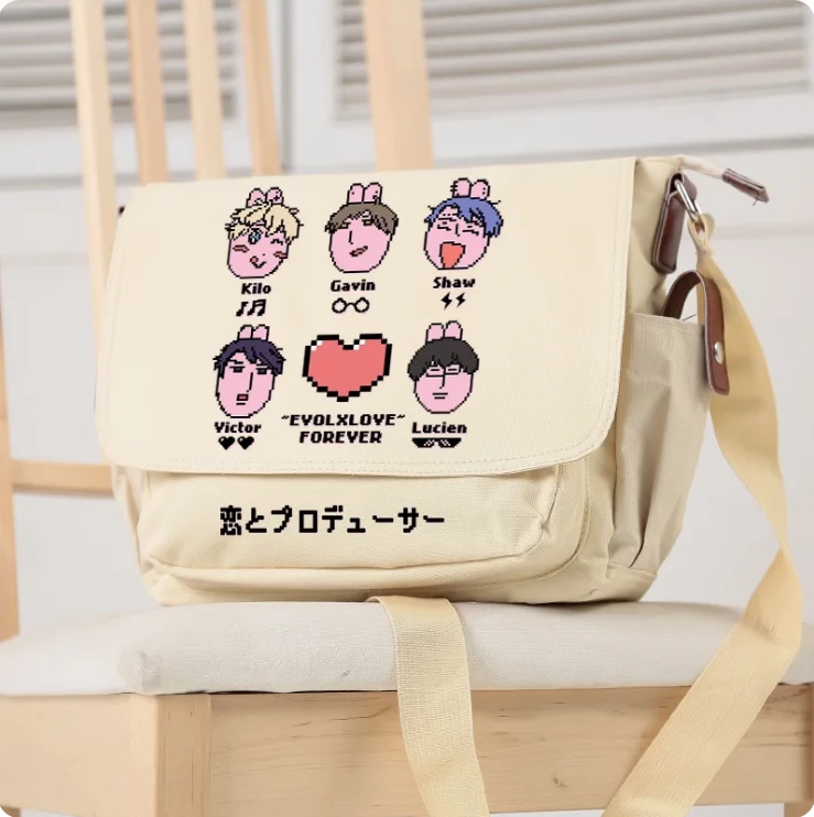 

Anime Love Producer Gavin Kilo Shaw Victor Crossbody Canvas Bags School Bag Unisex Messenger Bag Fashion Shoulder Bag 2027