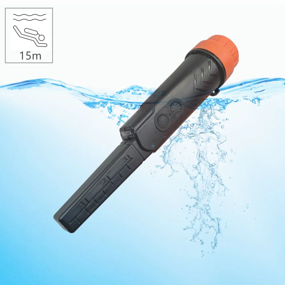 NEW Waterproof Pointer Metal Detector Underwater 15m Pulse Pinpointer fully sealed Dive Gold Metal Detecting Q05