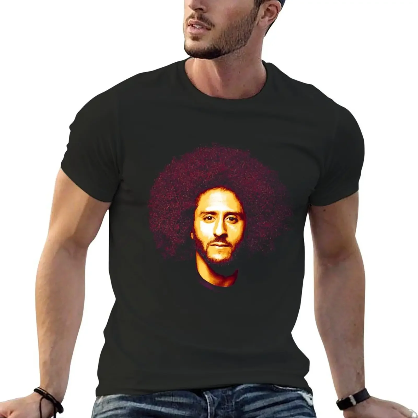 Vintage Colin Kaepernick Men Taking A Knee T-Shirt kawaii clothes funny gifts shirts graphic sports fans mens t shirt