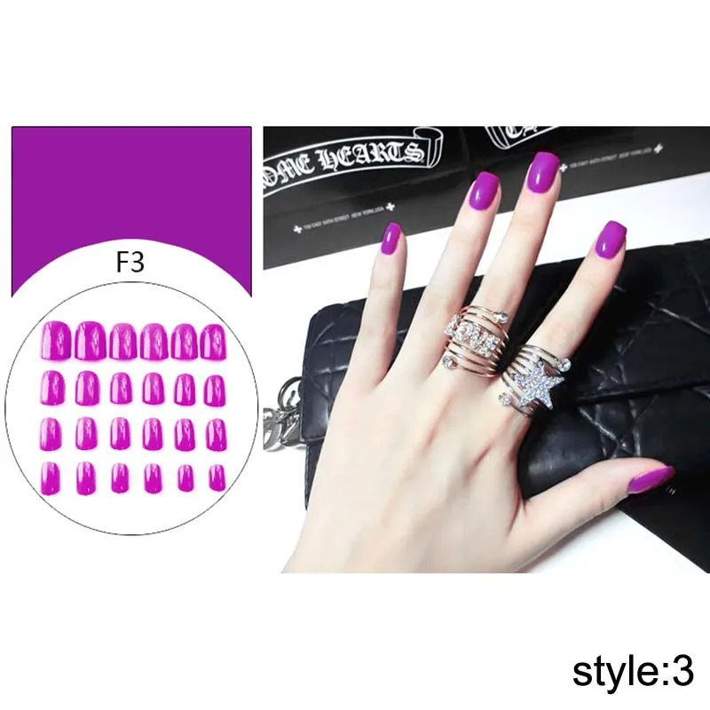 Women High Quality Nail Stickers Full Nail Design And Practical Length Gift For Yourself Or Your Female Friend