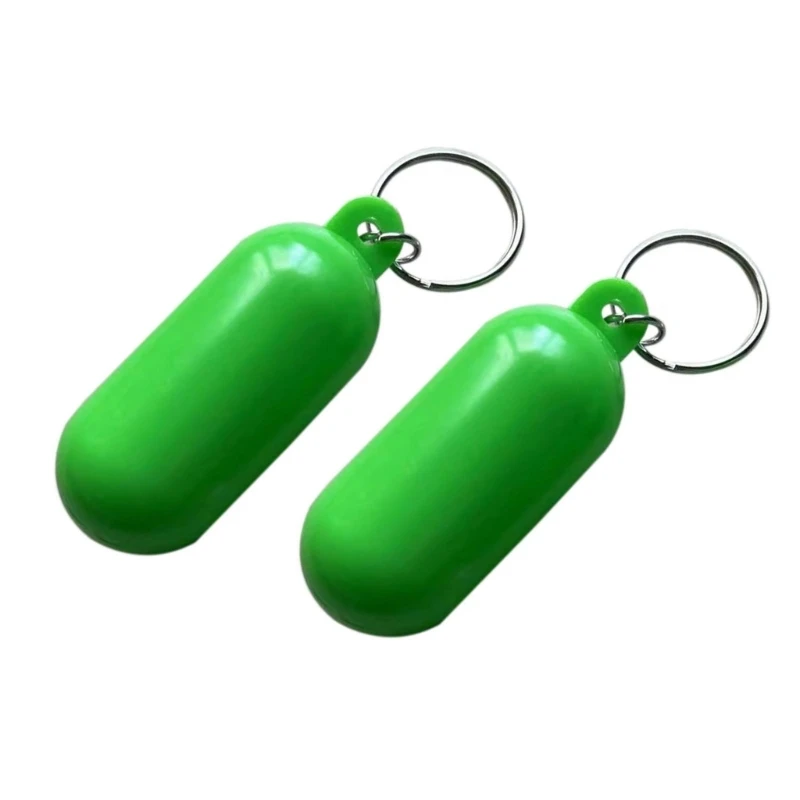 2 Pieces Floating Keyring Set for Boating Water Sport Buoyant Keyrings Ornament