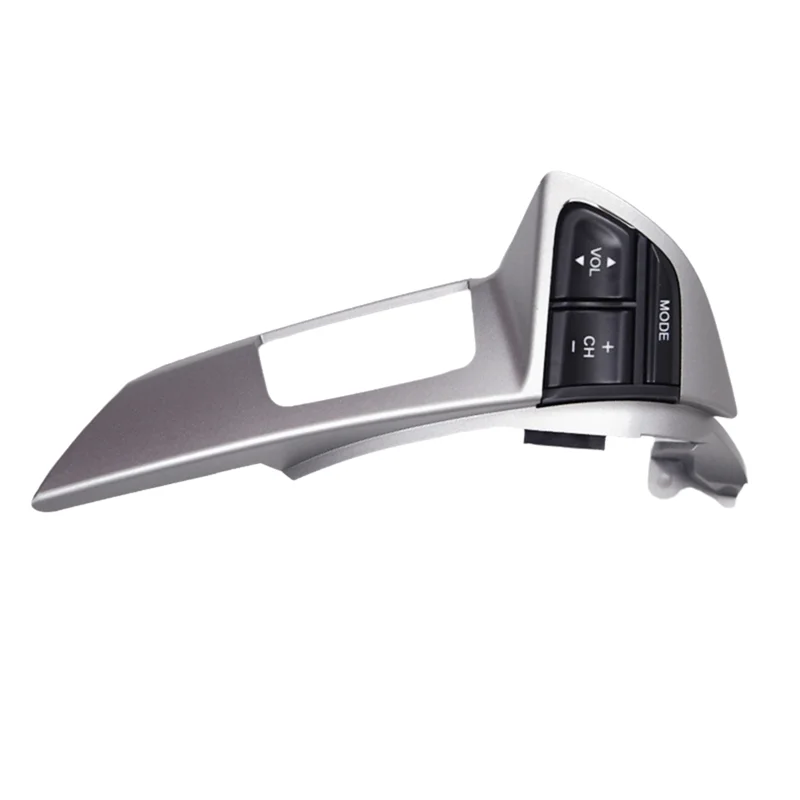 Durable-Car Steering Wheel Left Side Volume Adjustment Switch With Holes Frame Multifunction Button For Honda Accord 2008-2012