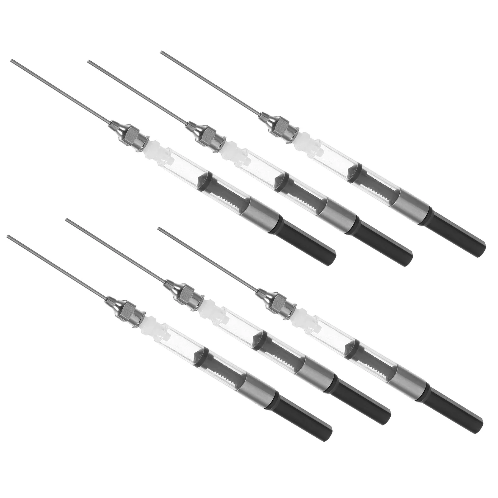 6pcs Fountain Pen Ink Converter Premium Refill Tool Lightweight Portable Ink Absorption Device Stationery Supplies School