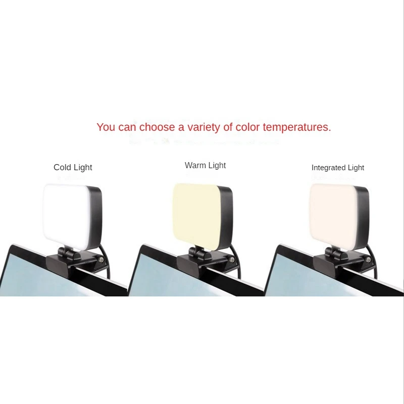 Mini Video Light Vlog Photography Fill Lamp Selfie Adjustable Portable LED Photography Light