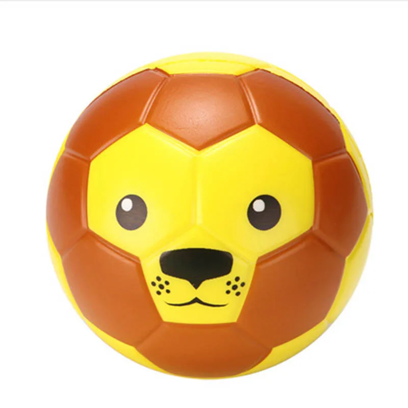15cm Dziecięca Śliczna Mini Piłka Nożna Puzzle Zabawka Edukacyjna Przenośna Kreskówkowa Miękka Piłka Zwierzęca Do Ćwiczeń Treningu Wewnątrz i Na Zewnątrz