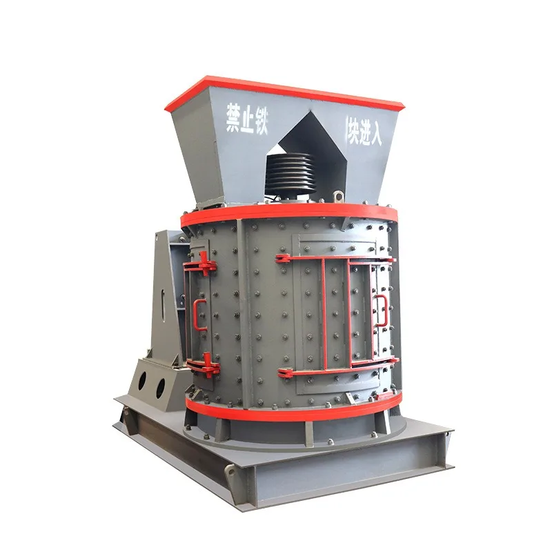 Deposit Heavy Duty Vertical Shaft Impact Crusher With Rock On Rock Crushing Mode And Cast Steel Rotor For Iron Ore Slag Coal