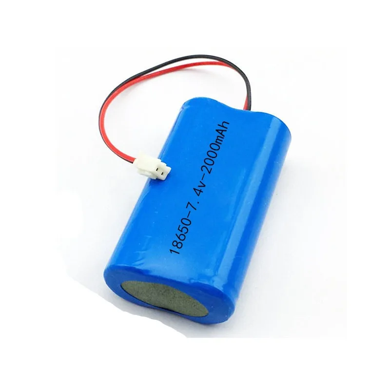 7.4V lithium battery pack 18650 3200mAh rechargeable battery 8.4V lithium ion 7.2V two series plus protective board battery