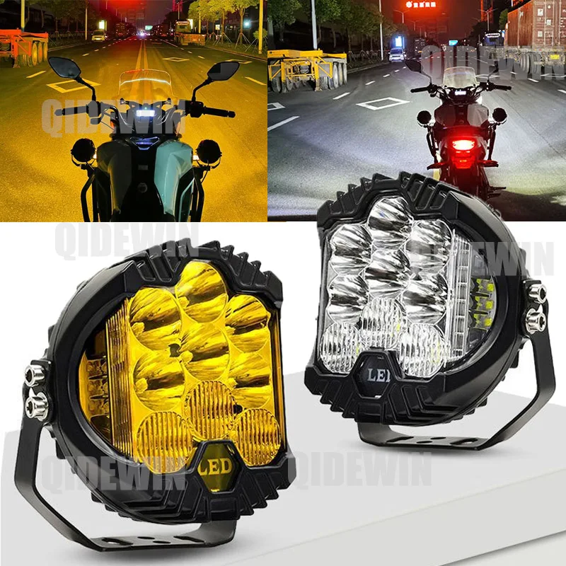 7'' 100W With DRL High Power Side Shoot Combo Beam Round Led Driving Light Work light Car SUV Truck Offroad 4X4 Fog Lamp ﻿