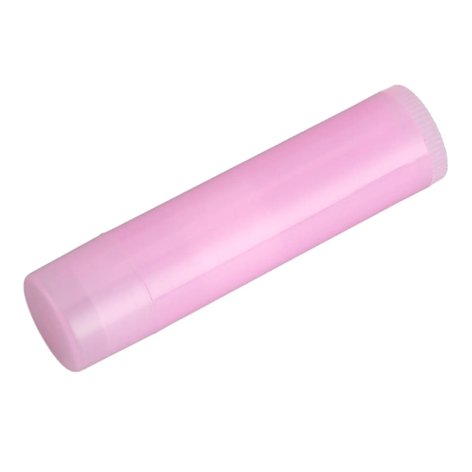 Portable Multifunctional Pink Lip Balm Container & Rotatable Lipstick Tube for DIY Handcrafts