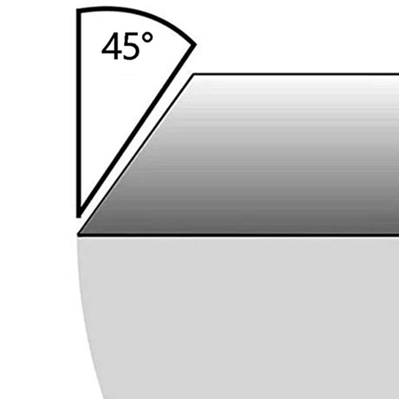 36/45 Degree Fret Bevel File Wire Bevel File 150Mm/180Mm Length For Luthier Tools (180Mm & 150Mm) White Combo