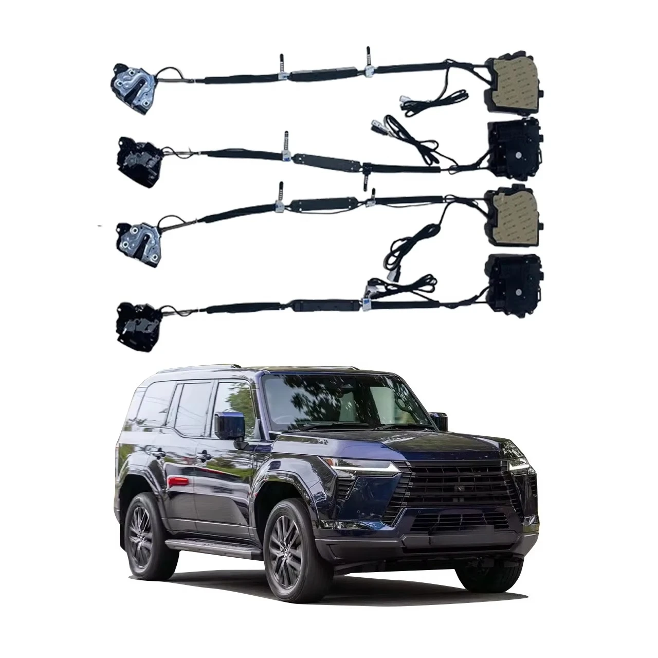 

Factory Direct for GX550 2024-2026 Electric Suction Door Lock Soft Close Door Conversion Kit Car Part Auto Body Systems