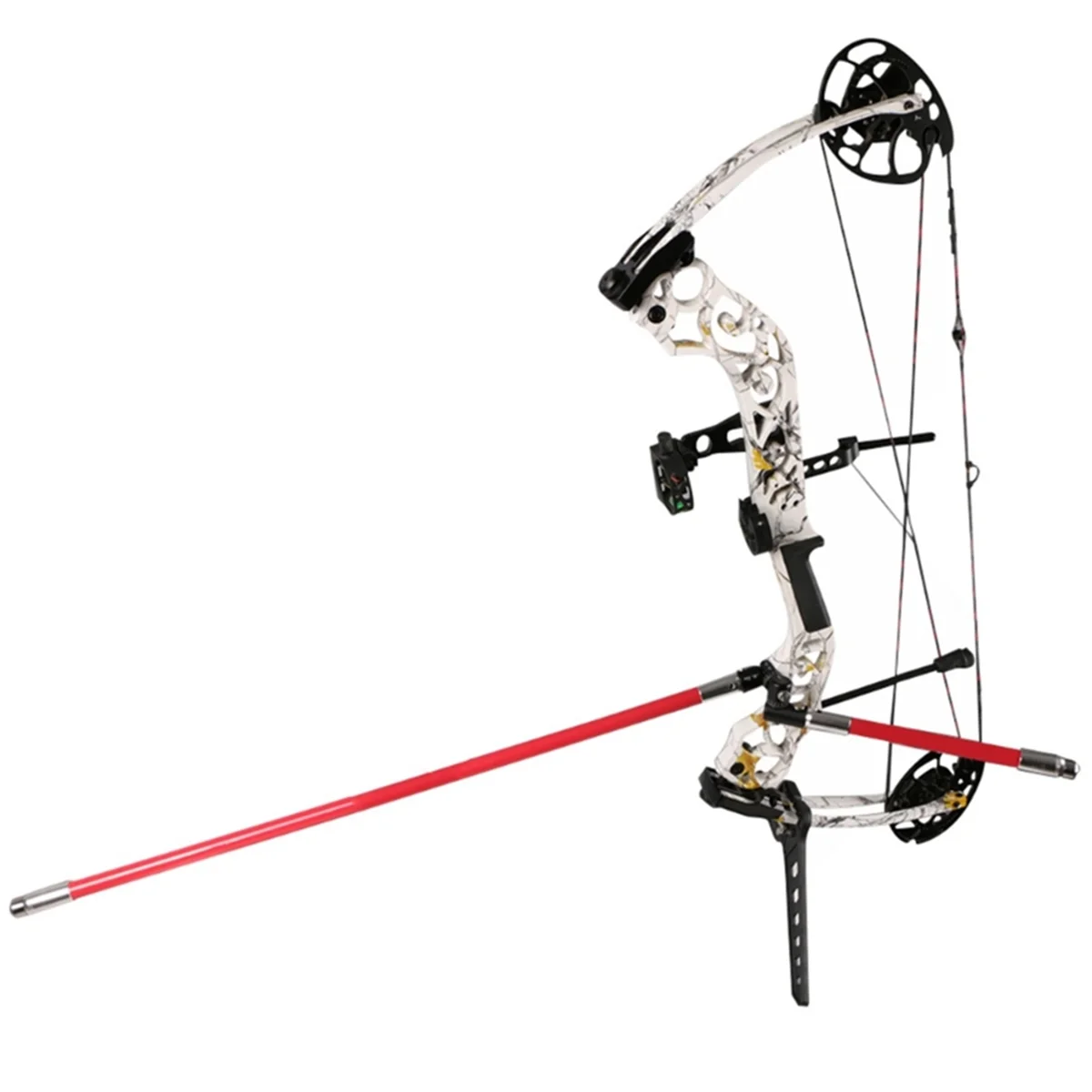 

AA85 Adjustable Single Side V Bar Quick Disconnects V Bar Mount Archerys Bows Stabilizers for Compound Bows Easy Installation
