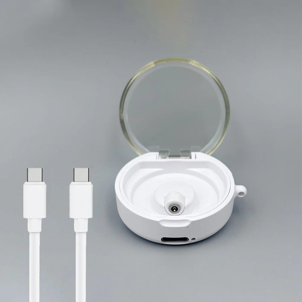 Smart Ring Charging Case,Magnetic Charging Charger Compact Portable Charger for R02 R03 Fitness Ring with Magnetic Charging Port