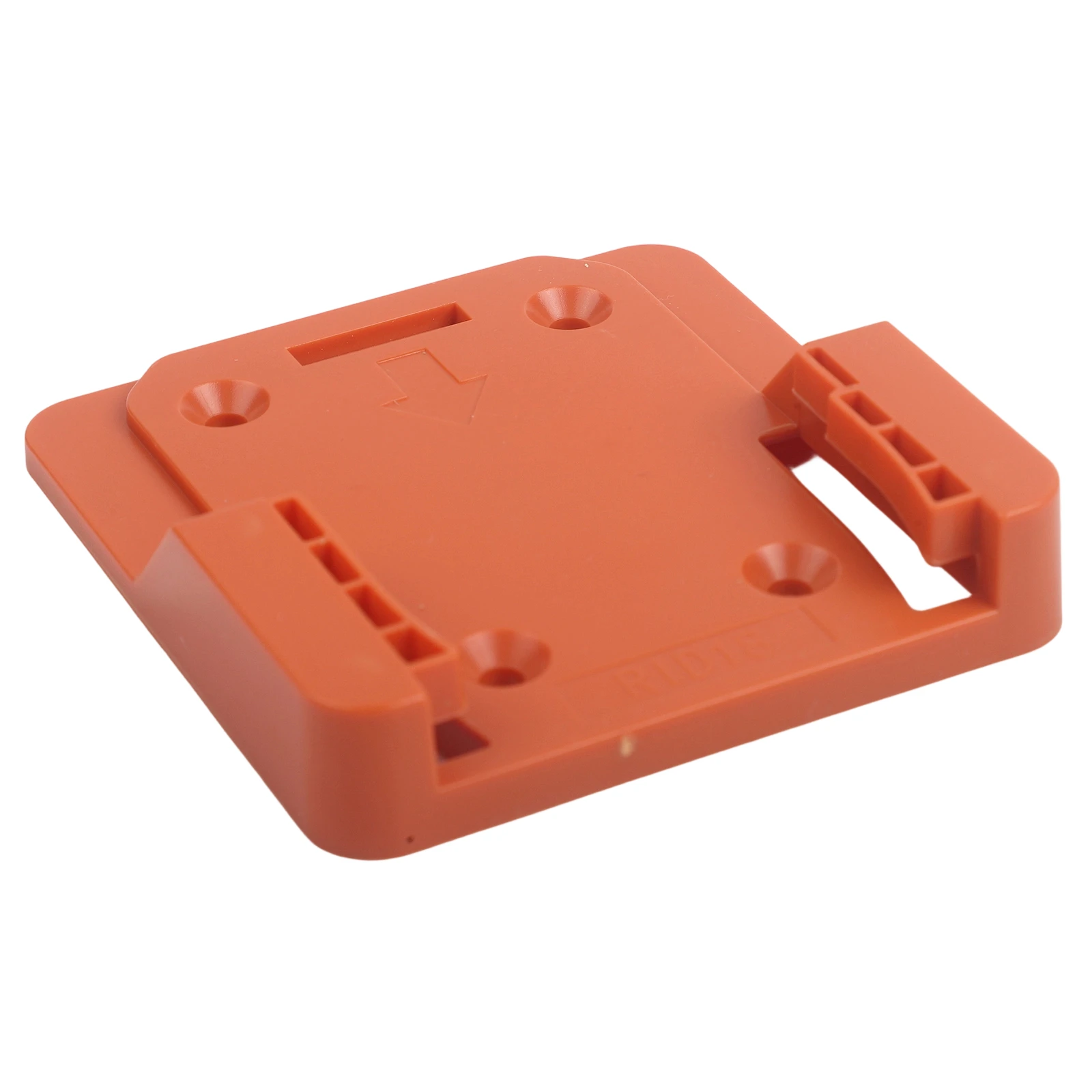 6Pcs Yellow Plastic Drill Hanger Holder For Ridgid For Aeg 18V Li-ion Power Tools Battery Storage Organizer Garage Workshop